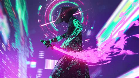 Neon Samurai Cyberpunk Wallpapers - Wallpaper Cave