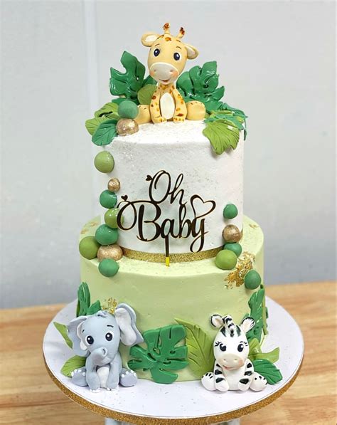 Safari Birthday Cakes, Jungle Theme Cakes, Boys First Birthday Cake, Safari Cakes, Jungle Safari ...