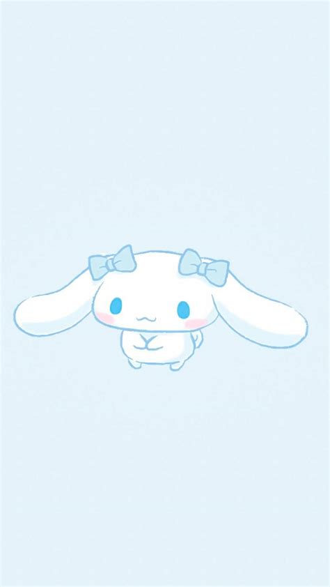 Download Cute Cinnamoroll With Ribbons Wallpaper | Wallpapers.com