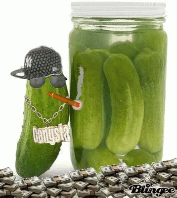 Gangsta Pickle Pickle Appreciation Day GIF - Gangsta Pickle Pickle Appreciation Day Pickle Day ...