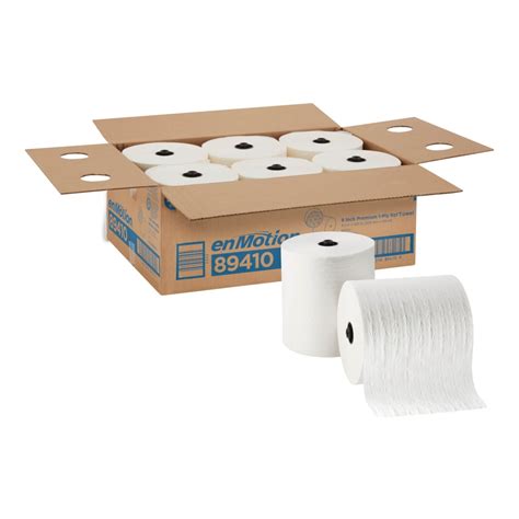 enMotion by GP PRO, 1-Ply, 8.2" x 425', White, 6 Rolls per Case | OfficeSupply.com