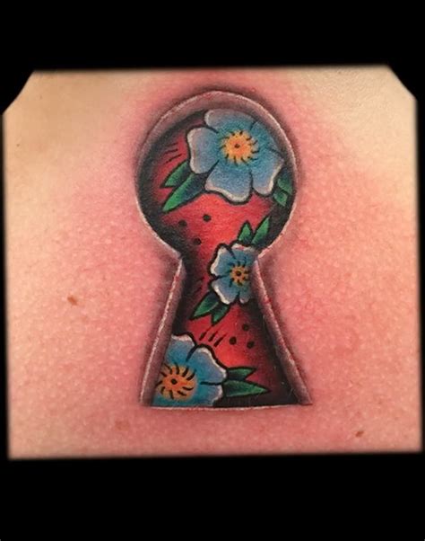 Photo tattoo keyhole 15.10.2018 №041 - example of tattoo - tattoovalue ...