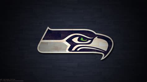 Seattle Seahawks Logo In Blue Background 4K HD Seattle Seahawks ...