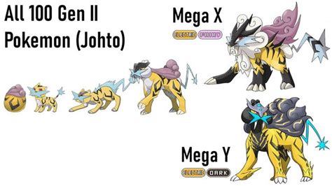 Drawing All 100 Johto Pokémon Mega X/Y Evolutions - WORLD RECORD | Pokemon, Pokemon art, Pokemon ...