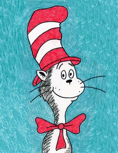 Draw the Cat in the Hat · Art Projects for Kids