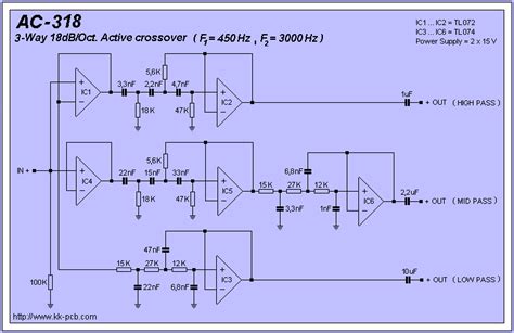 Electronic Crossover Schematic