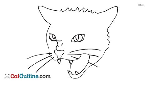 Angry Cat Drawing at PaintingValley.com | Explore collection of Angry ...