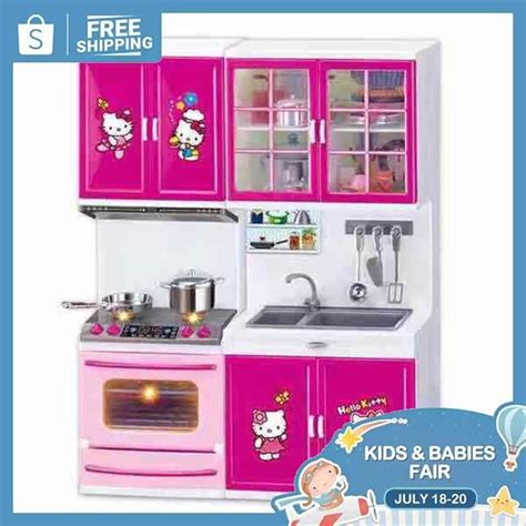 J King #Hello Kitty Kitchen Set 2in1 With Sounds And Light 26215HK ...