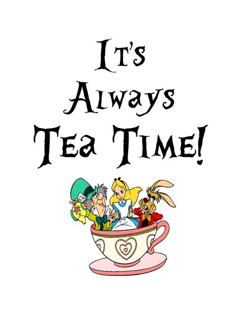 Alice In Wonderland Mad Hatter Tea Party Quotes