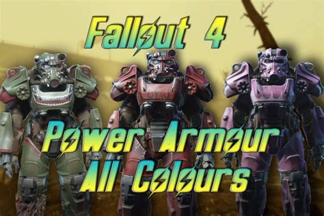 Fallout 4 Power Armor Paint Mods