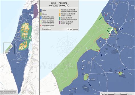 Israel War Map Shows Areas Fought For By Hamas - Newsweek