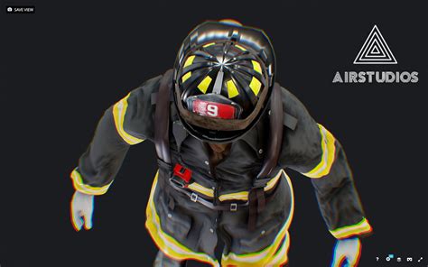 New York City Firefighter Uniform 3D - TurboSquid 1886019