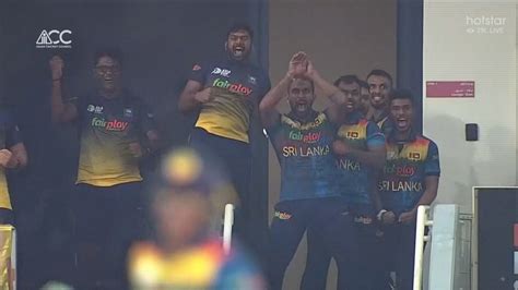 Watch - Sri Lanka player performs Nagin Dance after his team's thrilling 2-wicket win over ...