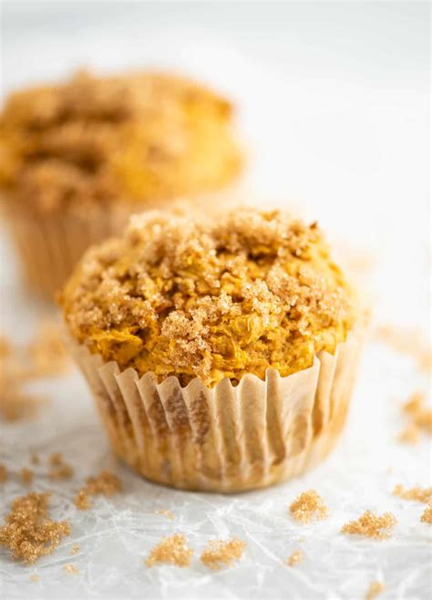 Cake Mix Pumpkin Muffins recipe with yellow cake mix - Build Your Bite