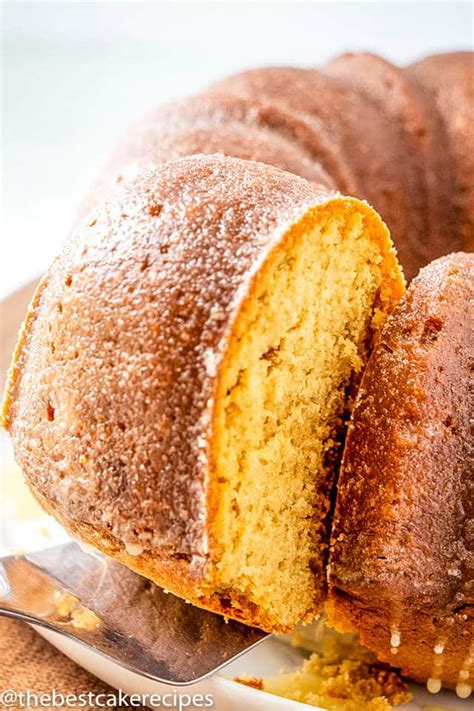 Bourbon Cake Recipe with Orange Juice Glaze {Easy Bundt Cake}