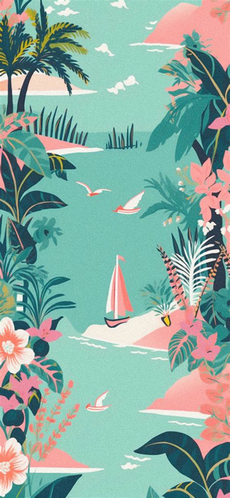 Preppy Sea Aesthetic Wallpapers - Summer Preppy Wallpapers 4k