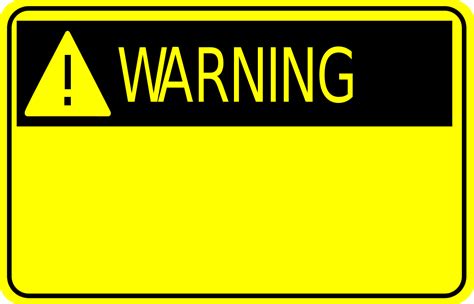 warning sign