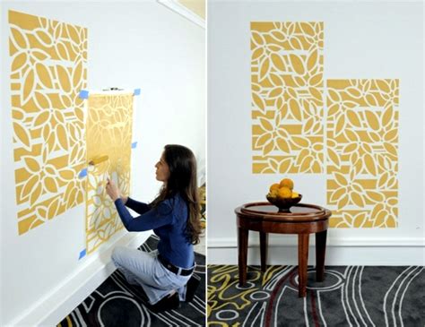 Paint the walls - 21 creative wall templates, including instructions ...