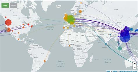 Corona Genetics shows its Origin Map. : r/MapPorn