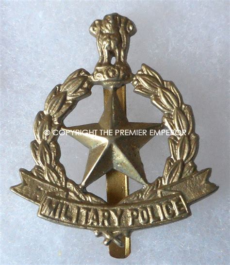 Indian Army Military Police cap badge.Circa.Post 1947 – Relic Militaria – Military Antiques and ...