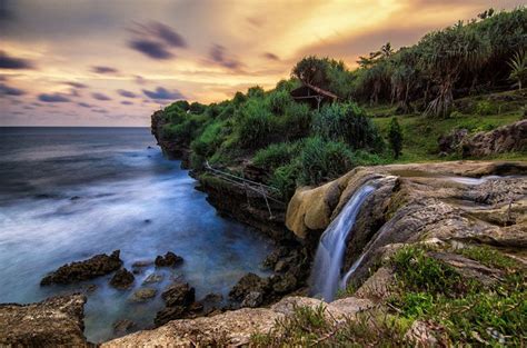 Jogan Beach, on the south coast of the Gunungkidul region of Yogyakarta indonesia Hidden Beach ...