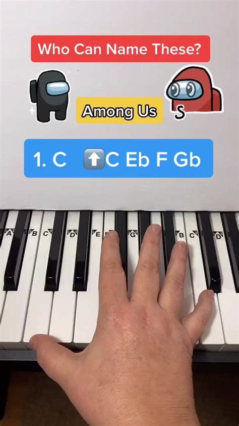 Among Us Sound Effects Piano Tutorial #amongus #pianotutorial #learnontiktok #tiktokpartner # ...