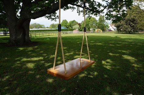 Contemporary Solid Oak Tree Swing - Adult – The Fine Wooden Article Company