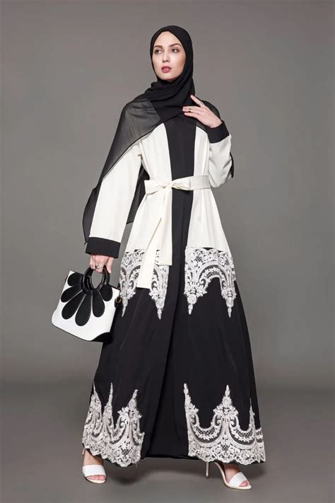 2018 Plus Size 5XL Arab Elegant Abaya Kaftan Islamic Fashion Muslim Dress Clothing Design Women ...