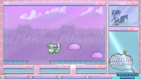 FREE Aesthetic Pastel Vaporwave Streaming Overlay (Twitch and more ...