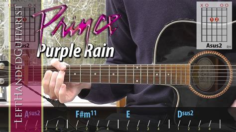 Prince – Purple Rain | simple acoustic guitar lesson | Guitar Techniques and Effects