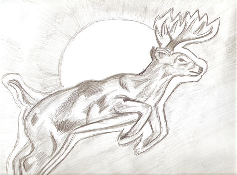 jumping deer by Fajralam on DeviantArt