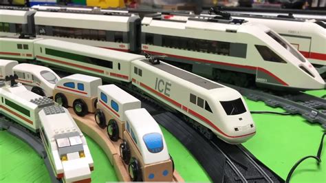 Amazing German ICE Train Collection! LEGO, HO Scale, N Scale, Wooden - YouTube