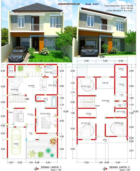 Desain Rumah 2 Tingkat – Minimalis123