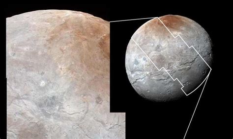 NASA's new images of Pluto's largest moon, Charon show surprisingly complex and violent history ...