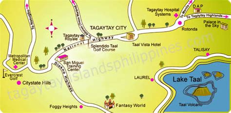 Road Map Of Tagaytay