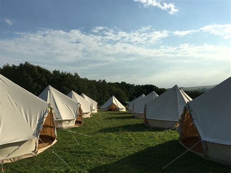 Glampit doing what they do best. A whole festival Glamping village with bell tents fully ...