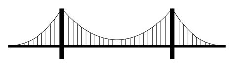 Golden Gate Bridge Silhouette Vector at GetDrawings | Free download