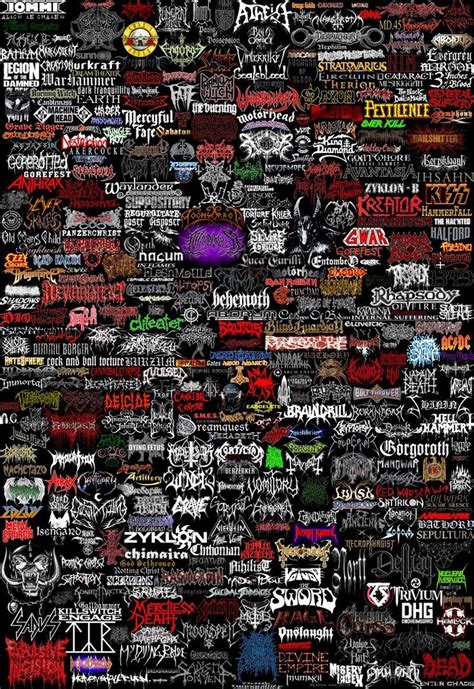 Metal Bands Logos