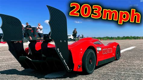 Project World's FASTEST RC Car on RUNWAY - Win Big Sports