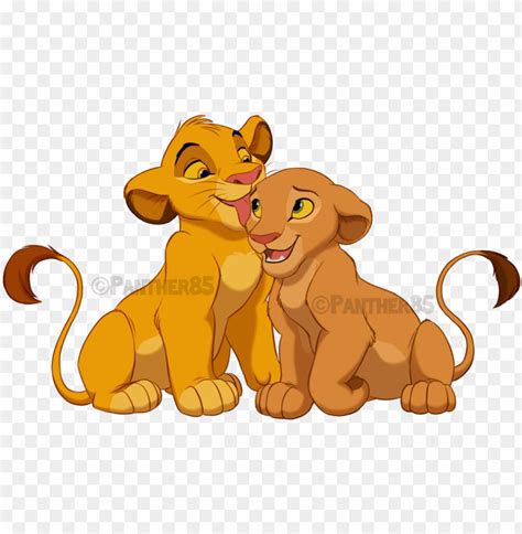 Lion Nala Simba Drawing Fan Art - Simba And Nala Not Transparent PNG ...