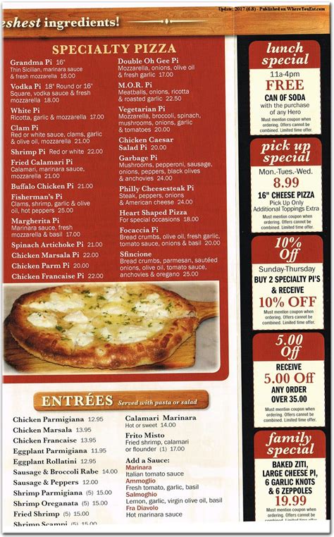 PI Pizza Restaurant in Staten Island / Menus & Photos