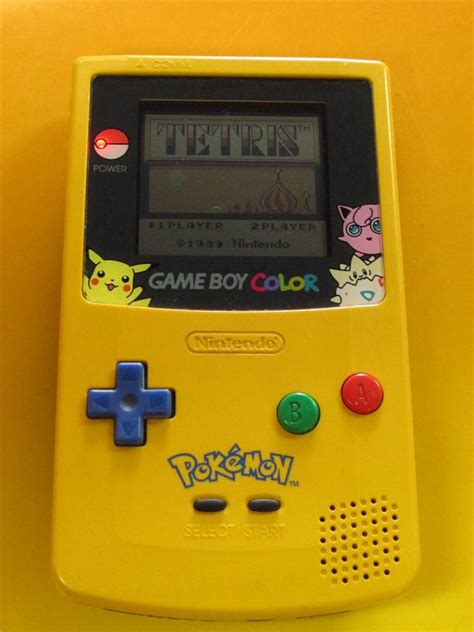 Gameboy Color Pokemon Pikachu Edition Nintendo System Blue & Yellow Game Boy GBC | eBay