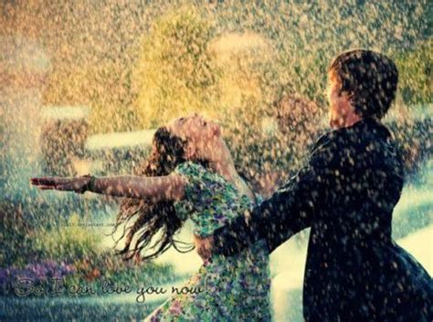 cute couple hug rain | 4loveimages