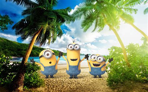 Minions Beach Background