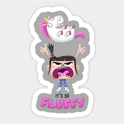 It's So Fluffy! - Unicorn - Sticker | TeePublic