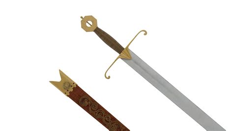 3D model Curtana Sword VR / AR / low-poly | CGTrader