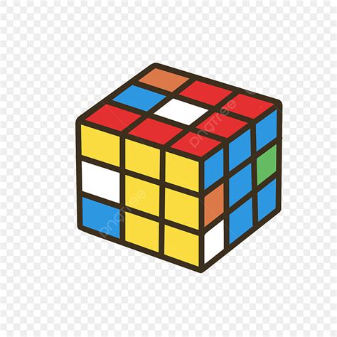 Children S Day Toy Rubik S Cube Hand Painted Cartoon Free Material ...