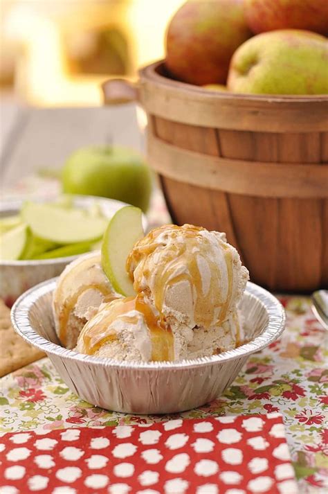 Apple Pie Ice Cream | Recipe from Your Homebased Mom