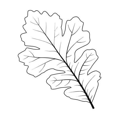 Oak Leaf Stencil - 10 Free PDF Printables | Printablee