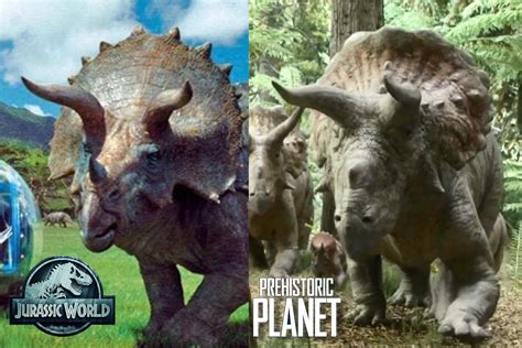 Jurassic world vs Prehistoric Planet Triceratops | Prehistoric Planet | Know Your Meme